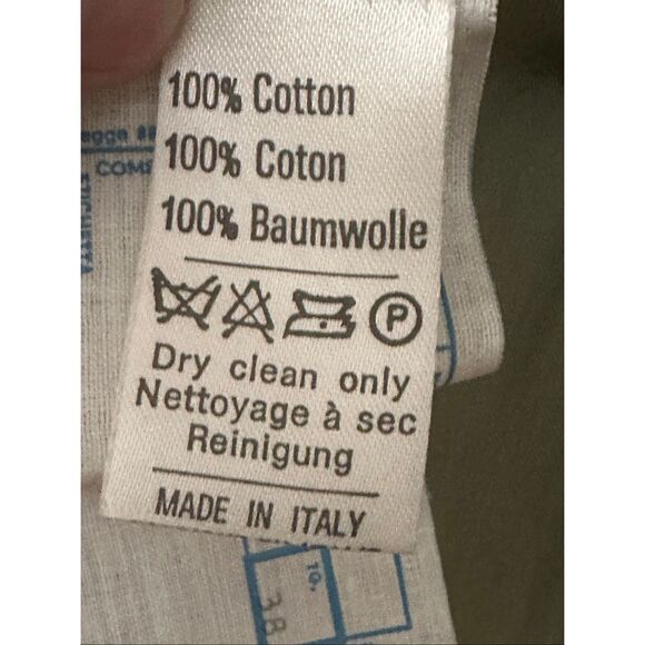 Allegri Vintage Trench Coat 100% Cotton Hoodie Size: M - Picture 7 of 7